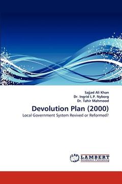 portada devolution plan (2000) (in English)