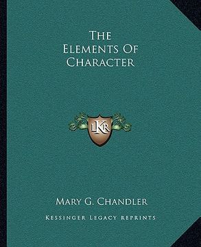 portada the elements of character (in English)