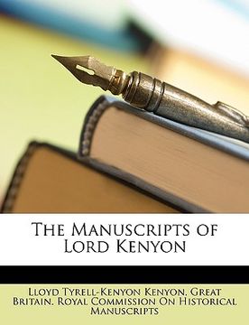 portada the manuscripts of lord kenyon (en Inglés)