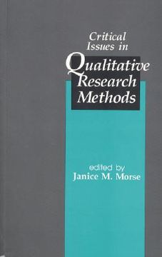 portada critical issues in qualitative research methods (en Inglés)