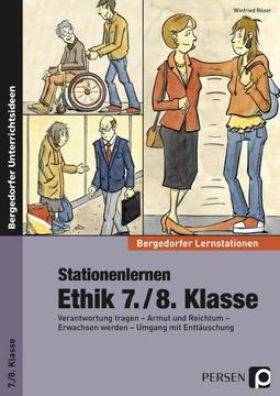 portada Stationenlernen Ethik 7. /8. Klasse (en Alemán)