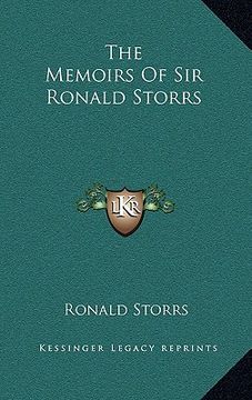 portada the memoirs of sir ronald storrs (in English)