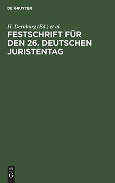 portada Festschrift für den 26 Deutschen Juristentag (en Alemán)