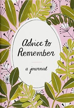 portada Advice to Remember: A Journal (en Inglés)