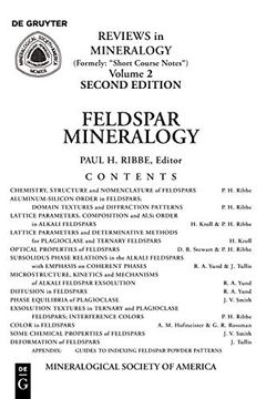 portada Feldspar Mineralogy (Reviews in Mineralogy & Geochemistry) (en Inglés)