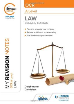 portada My Revision Notes: Ocr a Level law Second Edition (en Inglés)
