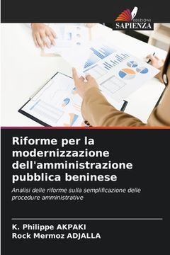 portada Riforme per la modernizzazione dell'amministrazione pubblica beninese (en Italiano)