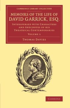 portada Memoirs of the Life of David Garrick, Esq. 2 Volume Set: Memoirs of the Life of David Garrick, Esq. Volume 1 (Cambridge Library Collection - Literary Studies) (en Inglés)
