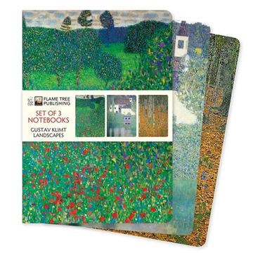 portada Gustav Klimt: Landscapes set of 3 Standard Notebooks (Standard Notebook Collection)