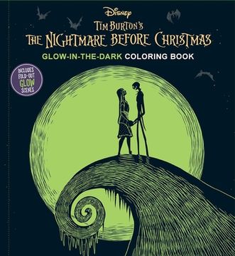 portada Disney: Tim Burton'S the Nightmare Before Christmas Glow-In-The-Dark Coloring Book (en Inglés)