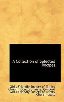 portada a collection of selected recipes (en Inglés)