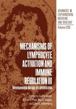 portada Mechanisms of Lymphocyte Activation and Immune Regulation III: Developmental Biology of Lymphocytes (in English)