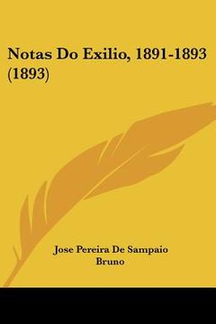 portada notas do exilio, 1891-1893 (1893) (in English)