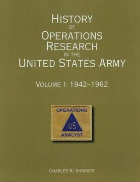 portada History of Operations Research in the United States Army Volume I: 1942-1962 (en Inglés)