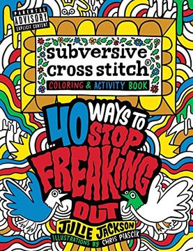 portada Subversive Cross Stitch Coloring and Activity Book: 40 Sassy Designs to Color (Colouring Books)