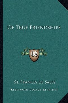 portada of true friendships