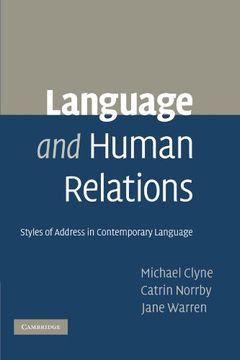 portada Language and Human Relations Paperback (en Inglés)