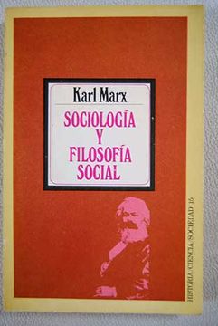 portada Sociología y filosofía social