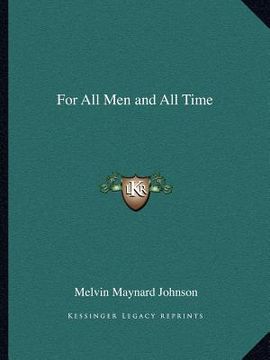 portada for all men and all time (en Inglés)