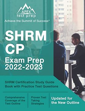 portada Shrm cp Exam Prep 2022-2023: Shrm Certification Study Guide Book With Practice Test Questions: [Updated for the new Outline] (en Inglés)