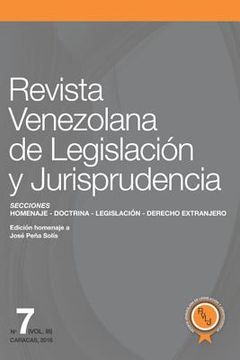 portada Revista Venezolana de Legislación y Jurisprudencia N° 7-III