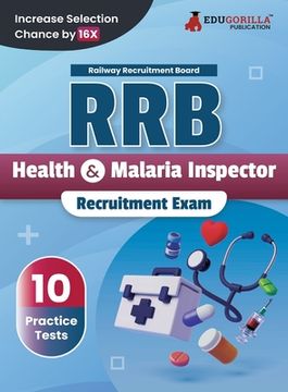 portada RRB Health and Malaria Inspector Recruitment Exam Book 2023 (English Edition) Railway Recruitment Board 10 Practice Tests (1000 Solved MCQs) with Free (en Inglés)
