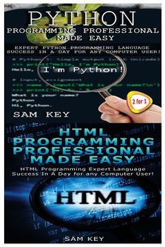 portada Python Programming Professional Made Easy & HTML Professional Programming Made Easy (en Inglés)