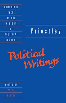 portada Priestley: Political Writings Paperback (Cambridge Texts in the History of Political Thought) (en Inglés)