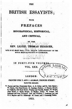 portada The British Essayists, With Prefaces Biographical, Historical and Critical - Vol. XXX (en Inglés)