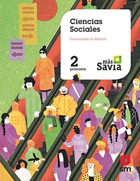 portada Ciencias sociales. 2 Primaria. Más Savia. Madrid