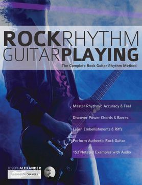 portada Rock Rhythm Guitar Playing: The Complete Rock Guitar Rhythm Method (Learn how to Play Rock Guitar) 