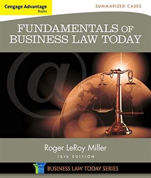 portada Cengage Advantage Books: Fundamentals of Business law Today: Summarized Cases (en Inglés)