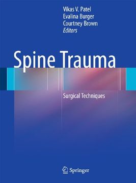portada Spine Trauma: Surgical Techniques (in English)