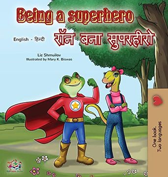 portada Being a Superhero (English Hindi Bilingual Book) (English Hindi Bilingual Collection) 