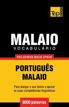 portada Vocabulário Português-Malaio - 9000 palavras mais úteis (en Portugués)