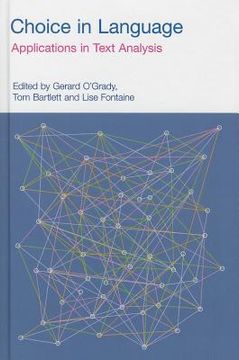 portada Choice in Language: Applications in Text Analysis