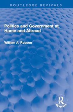 portada Politics and Government at Home and Abroad (in English)