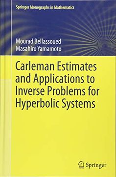 portada Carleman Estimates and Applications to Inverse Problems for Hyperbolic Systems (Springer Monographs in Mathematics) 