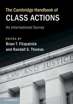 portada The Cambridge Handbook of Class Actions: An International Survey (Cambridge law Handbooks) (in English)