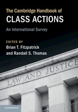 portada The Cambridge Handbook of Class Actions: An International Survey (Cambridge law Handbooks) (en Inglés)