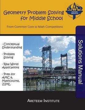 portada Geometry Problem Solving for Middle School Solutions Manual: From Common Core to Math Competitions (in English)