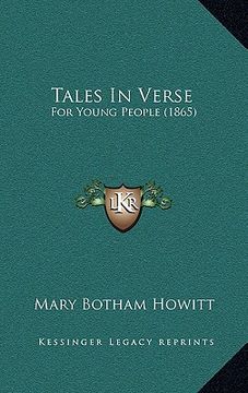 portada tales in verse: for young people (1865) (en Inglés)