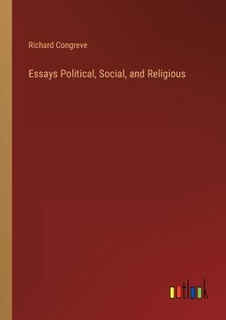 portada Essays Political, Social, and Religious (en Inglés)