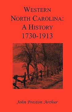 portada western north carolina: a history, 1730-1913