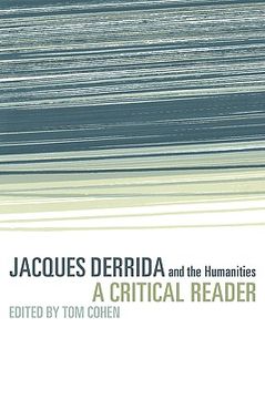 portada Jacques Derrida and the Humanities Paperback: A Critical Reader (Cambridge Companions to Literature) (en Inglés)