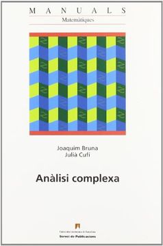 portada Anàlisi complexa (Manuals de la UAB) (in Spanish)