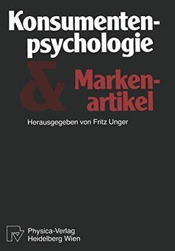 portada Konsumentenpsychologie und Markenartikel (en Alemán)