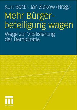portada Mehr Bürgerbeteiligung Wagen: Wege zur Vitalisierung der Demokratie (en Alemán)
