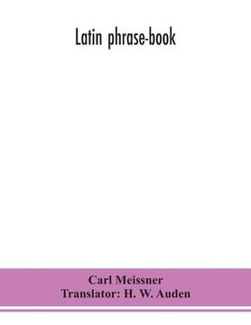 portada Latin phrase-book