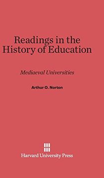 portada Readings in the History of Education (en Inglés)